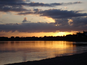 Coucher de soleil sur la Loire - St Jean de Braye